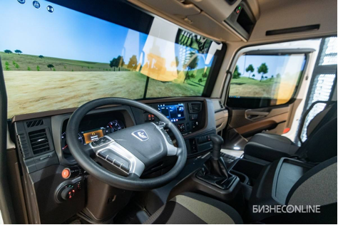 Современный визит-центр КАМАЗа с инновационным тренажёром от «Зарницы»