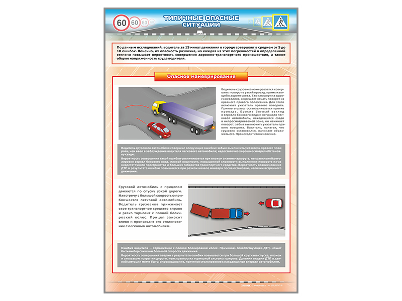 Стенд "Типичные опасные ситуации" (категория "СE")